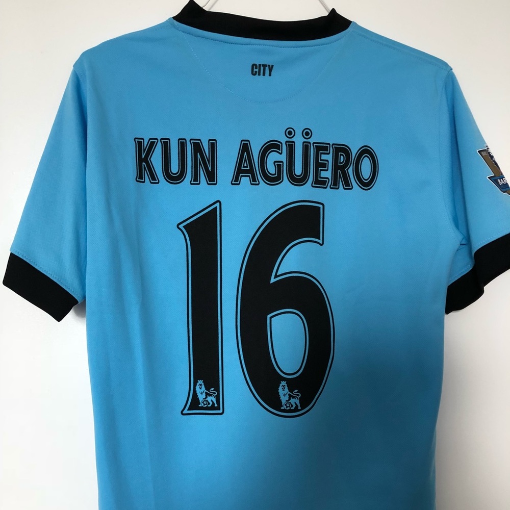 Premier League Man City Kun Agüero Replica Jersey